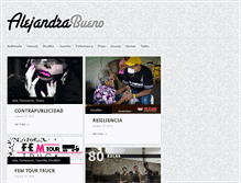 Tablet Screenshot of alejandrabueno.com